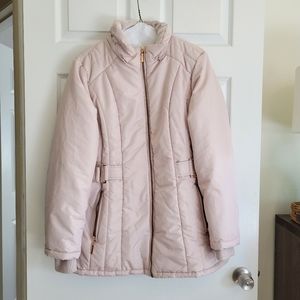Pale Pink Puffer Coat by Liz Claiborne